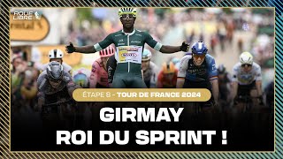 BINIAM GIRMAY DOUBLE LA MISE  Débrief Tour de France étape 8  Roue Libre [upl. by Valli]