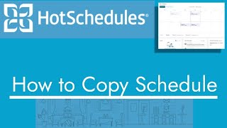 HotSchedules  How to Copy Schedule  TopBizGuides [upl. by Essile]