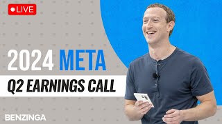 🔴WATCH LIVE Meta Platforms Q2 2024 Earnings Call  META [upl. by Lsiel]