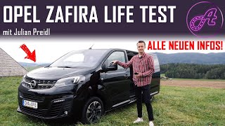 Opel Zafira Life Tourer M Test  Fahrbericht  Review  deutsch  2020 [upl. by Nnaycart]