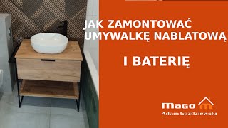 Jak zamontować umywalkę nablatową [upl. by Teagan640]