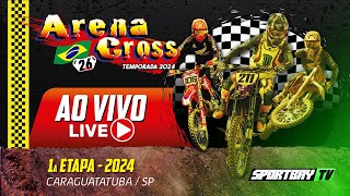 🟢 Ao Vivo 1ª Etapa Arena Cross Brasil Temporada 2024 🔴 Sábado  2505 CaraguatatubaSP [upl. by Eimarrej]