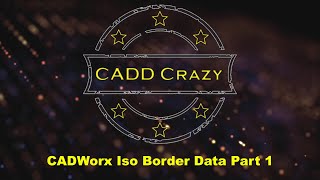 CADWorx Border Data using POD Graphics [upl. by Leunamme]