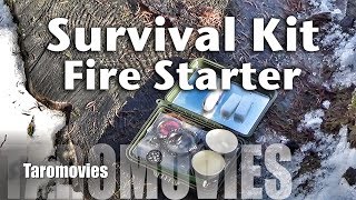 Survival Kit Fire Starter HD Bushcraft Survival Video [upl. by Nodnrb]