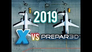 XPLANE 11 VS P3D V4 2019 [upl. by Barina]