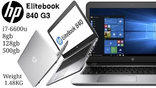 HP Elitebook 840 G3 i76600u Full review [upl. by Idnil]