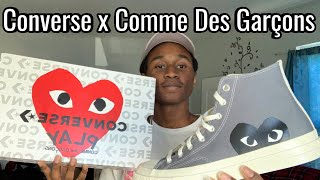 Converse x Comme des Garçons Gray  Chuck 70 CDG’S  Review and On Feet [upl. by Poppo]