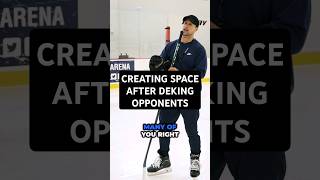 CREATING SPACE AFTER DEKING OPPONENTS hockeycoach hockeydevelopment [upl. by Leak]