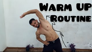 WARM UP ROUTINE BEFORE WORKOUT  QUICK AND EFFECTIVE  Naveen Rathi [upl. by Reamonn]