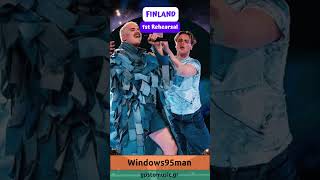 Eurovision 2024  First rehearsal of Finland and Windows95man [upl. by Lledyl]