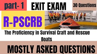 PSCRB refresher exit exam Questions and answers PSCRB refresher DG Shipping Exit Exam Questions [upl. by Alain]