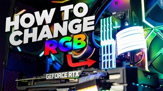 How To Change RGB  ARGB Colours On Your PC [upl. by Ause]