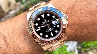 Rolex GMTMaster II in Everose – The Best Rose Gold Sports Watch [upl. by Ymer307]