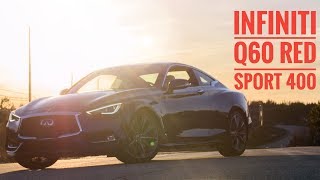 2018 Infiniti Q60 Red Sport 400 AWD Test Drive Review [upl. by Gae]