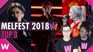 Melodifestivalen 2018 FINAL Our Top 3 in Sweden [upl. by Tabbie]