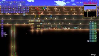 How to make Adamantite  Titanium Forge  Terraria [upl. by Naerb]