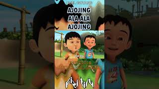 Upin dan Ipin AJOJING ALA ALA AJOJING upinipin aksiupinipin memes upin fyp shorts lucu ytp [upl. by Afinom196]