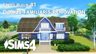 Die Sims 4  Speed Build  Domus Familiaris Renovation 1 [upl. by Dedra]