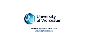 HCP March 2024  Jess Howdle Research Associate University of Worcester  Consult Stations [upl. by Eirelav]