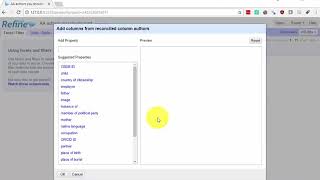 OpenRefine Reconcile Service  demonstration [upl. by Olvan281]