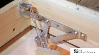 LWK Komfort Loft Ladder  The Loftman Company [upl. by Garett]