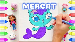 Gabbys Dollhouse Colouring MerCat [upl. by Arah]