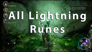 Dragon Age Inquisition  All Lightning Rune Schematic Locations Superb Master Normal [upl. by Leban271]