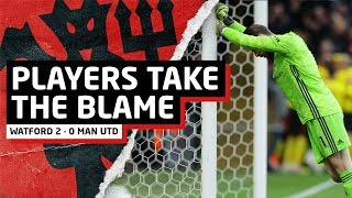 Players Take Blame  Watford 20 Man United  United Review [upl. by Towrey]