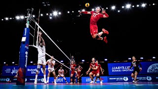 Yuji Nishida  Monster of the Vertical Jump  Mens VNL 2021 [upl. by Brunhild48]