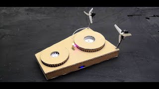 DIY RC Air Car made of cardboard [upl. by Ardnuhsal]