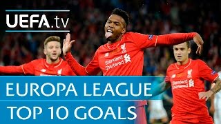 UEFA Europa League 201516  Top ten goals [upl. by Cloe]