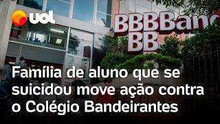 Colégio Bandeirantes Família de aluno que se suicidou move ação contra escola e pais dos envolvidos [upl. by Stanwinn]