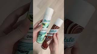 Batiste Dry Shampoo Color test Original vs dark hair prefect for summer hot dayshots [upl. by Reiter]