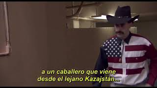 borat canta el himno nacional de Kazajistán en español [upl. by Ainitsirk]