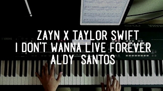 I Dont Wanna Live Forever  Zayn amp Taylor Swift  Piano Cover  SHEETS [upl. by Socher]