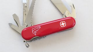 Wenger Delemont Fisherman 19 Swiss Army Knife [upl. by Airehs]