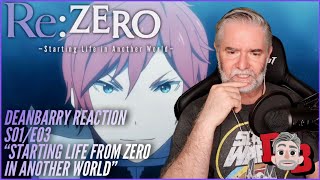 Re Zero S01E03 quotStarting Life From Zero In Another Worldquot REACTION [upl. by Anaujik]