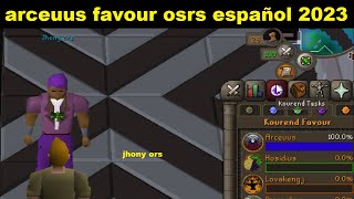 OSRS arceuus favour español 2023 [upl. by Dlorej]