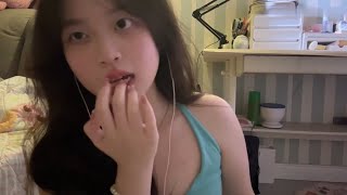 ASMR Fast Tapping Teeth  Latte ASMR  20240429 [upl. by Aenyl]