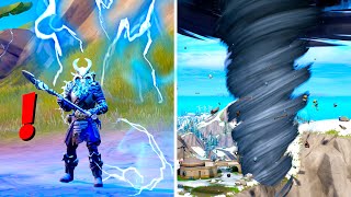 Fortnite Chapter 3 Tornado amp Lightning Location Guide Where to Find Them Mythbuster [upl. by Imoan]