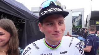 Mathieu van der Poel  Interview at the finish  Stage 5  Skoda Tour de Luxembourg 2024 [upl. by Dehnel296]