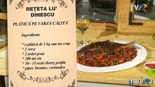 Rețeta lu Dinescu Vinete pane şi plătică „batjocorităquot [upl. by Ayhtak495]