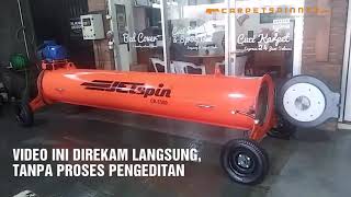 Mesin Pengering Karpet JETSpin CR5500 Carpet Spinner  Rahasia Bisnis Laundry Karpet Express [upl. by Dara367]