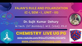 FAJANS RULE POLARISATION [upl. by Irv]