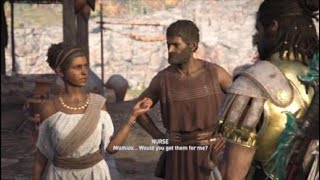 AC Odyssey Part CXCII192 Qamra Medicine Woman  Cutscenes [upl. by Anitel]