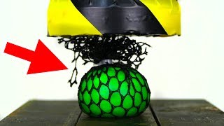 SLIME ANTISTRESS BALL VS HYDRAULIC PRESS [upl. by Eehsar]