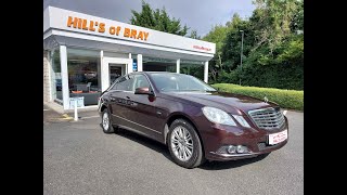 MERCEDESBENZ E CLASS 200 CDI BLUE EFFICIENCY ELEGANCE 4DR AUTO [upl. by Carmel400]