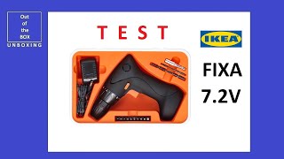 FIXA 72V Screwdriver  drill REVIEW TEST IKEA liion 72 V [upl. by Alyakem]