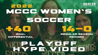 Hype up the undefeated Mercer County Community College womens soccer team [upl. by Amrac]