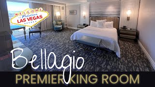 Bellagio Premier King Room Tour in 4K [upl. by Burdelle]